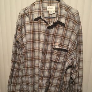 Eddie Bauer flannel men shirt